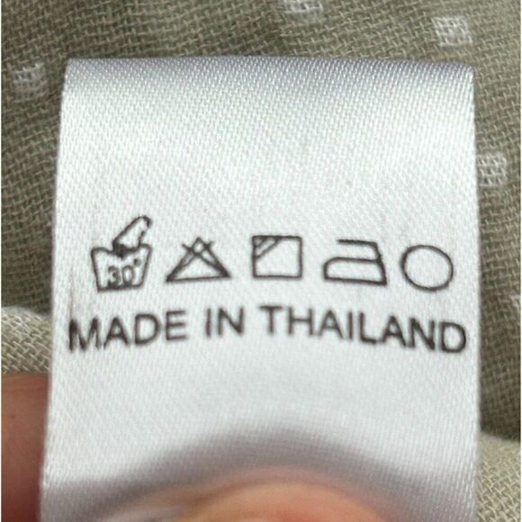 Hyena Women’s A-Line Dress Size Large Green Above-the-Knee Sleeveless 2 Pockets - Picture 9 of 9